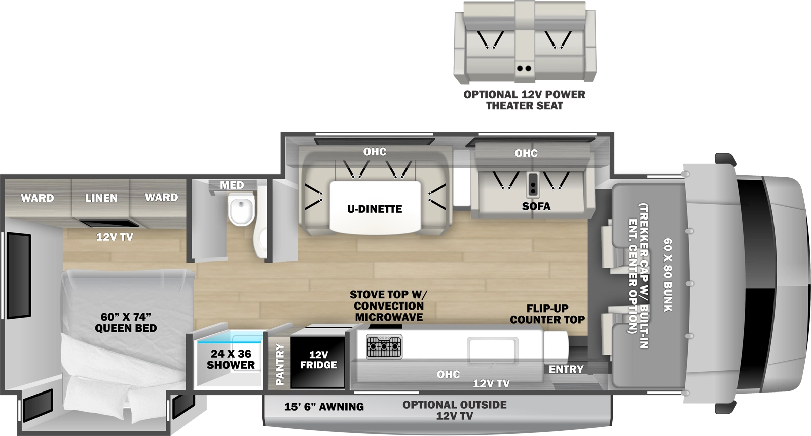 Forester 3011DS Floorplan